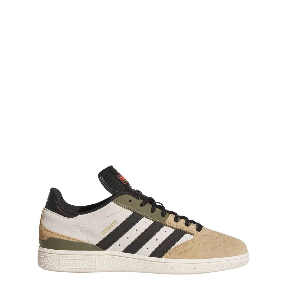 NEW ADIDAS men's busenitz pro skate shoes in cardboard / core black / olive stra